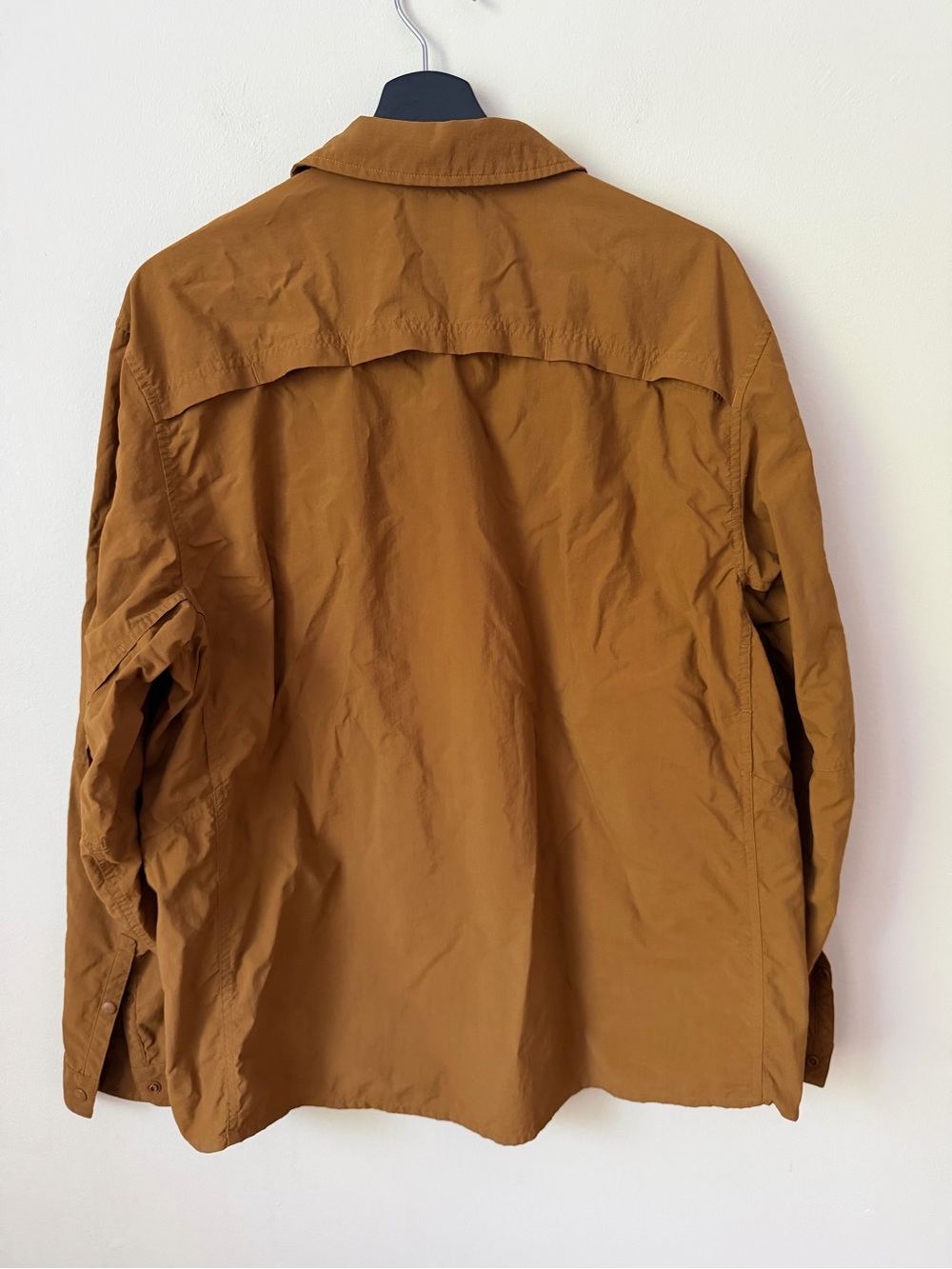 REI Co-op Mens L Rust Orange Utility Hiking Long Sleeve Mesh Vented Nylon Shirt - Picture 8 of 8